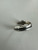 Vintage Sterling Silver Red Pink Angel Skin Coral Heart Adjust Bypass Ring 7