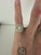 Vintage MCM 14k Gold Opal Halo Ring 5.75