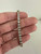 Vintage Sterling Silver Gold Vermeil Sparkly CZ Bracelet 7.5”