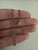 Vintage MCM 14k Gold Diamond Dainty Pendant Necklace 16”