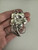 Vintage Sterling Silver Large Flower Brooch/Pin