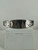 Antique Victorian Sterling Name Initial Engraved Bangle Bracelet 7”