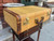 Vintage Tweed Suitcase Train Case Overnight Luggage Leather Trim