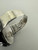 Vintage Sterling Silver Taxco Mexico Large Turquoise Nature Adjust Poison Ring 7
