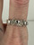 Vintage Sterling Silver Heart Flower Band Ring 7.75