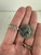Vintage Sterling Silver Heart Flower Band Ring 7.75
