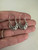 Vintage Sterling Silver Bali Bubble Filigree Hoop Dangle/Drop Earrings 1.25"