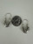 Vintage Sterling Silver Bali Bubble Filigree Hoop Dangle/Drop Earrings 1.25"