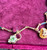 Vintage Joan Rivers Enamel Hearts and Flowers 15 Charms Necklace w Case Necklace