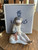 Lladro #8169 "Are You Cold?" Girl Dog Figurine w Box Porcelain DAISA 2004