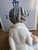 Lladro #8169 "Are You Cold?" Girl Dog Figurine w Box Porcelain DAISA 2004