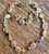 Vintage Stunning Georgian Style Riviere Multi Stones Cernucci Necklace 19"