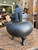 Antique Chinese Bronze Censer Fu Dog Finial Tripod Censer w/ Inlays