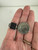 Vintage Sterling Silver Pave Black White Spinel Square Cocktail Ring 7.75