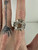 Vintage Sterling Silver Large Wire Wrap Citrine Cocktail Ring 8.75