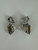 Vintage Sterling Silver Judith Ripka Citrine Dangle/Drop Earrings