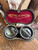Antique German Opera Glasses Binoculars w/ Case O. Obenhaus Junior Berlin