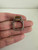 Vintage Sterling Silver Large Cushion Cut Citrine Square Band Cocktail Ring 7.5
