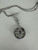 Vintage Sterling Silver Judith Ripka CZ Dangle Pendant Enhancer Necklace 18.5”