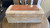 Vtg Maitland Smith Tessellated Marble Jewelry Box Wood w/ Black Felt Lining