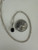 Vintage Sterling Silver Dainty Garnet Pendant Necklace 18.5"