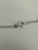 Vintage Sterling Silver Dainty Garnet Pendant Necklace 18.5"