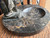 Antique German Metal Blacksmith Figural Desk Tray Marble Base c.1900-20s