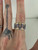 Vintage Sterling Silver Two Tone Unique French Style Tanzanite Wide Ring 6.5