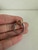 Vintage Sterling Silver Rose GP Two Tone Pink CZ Ring 6.75
