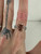 Vintage Sterling Silver Rose GP Two Tone Pink CZ Ring 6.75
