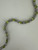 Vintage Sterling Silver Peridot Heart Tennis Bracelet 7.5”