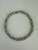 Vintage Sterling Silver Peridot Heart Tennis Bracelet 7.5”