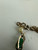 Vintage Gold Filled Green Chalcedony Cultured Pearl Bracelet 7”