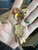 Vintage Deco Victorian Revival Gothic Gold Plated 3.5" Red RS Drop Dangle Pin