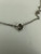Vintage Sterling Silver Green Jade Dainty Pendant Necklace 16.5”