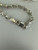 Vintage Sterling Silver Spiral Twisted Herringbone Chain Necklace 24”