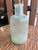 Antique Pair of Rumford Chemical Works Glass Bottles - Hexagonal Aqua Blue