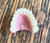 Vintage Miniature Baby Teeth  Charm Macabre Weird Spooky Fob Watch Chain Creepy