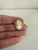 Antique Art Deco 800 Sterling Silver Cameo Marcasite Brooch/Pin Pendant 1”