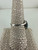 Vintage MCM Sterling Silver Marcasite Baby Blue Quartz Ring 7.25