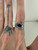 Vintage MCM Sterling Silver Amethyst Marcasite Belt Buckle Shaped Ring 7