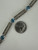 Vintage Sterling Silver Baby Blue Quartz Marcasite Bracelet