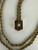 Antique Victorian 14k Gold Pearl Slide Gold Filled Chain Necklace 24”