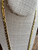 Vintage MCM Disco 70's 14k Gold Plated 7.2mm Anchor Mariner Chain Necklace 23”