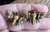 Vintage MCM Coro Fly Hornet Bee Wasp Insect Enamel Screw back Earrings