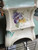 Antique Royal Bonn “La Lorne” Ansonia Bone China Mantel Clock Floral