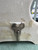 Antique Royal Bonn “La Lorne” Ansonia Bone China Mantel Clock Floral