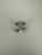 Vintage Sterling Silver Sapphire Diamond Halo Stud Earrings
