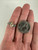 Vintage Sterling Silver Citrine Marcasite Bypass Ring 7.25
