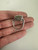 Vintage Sterling Silver Large Emerald Cut Light Green Amethyst Cocktail Ring 6.75
